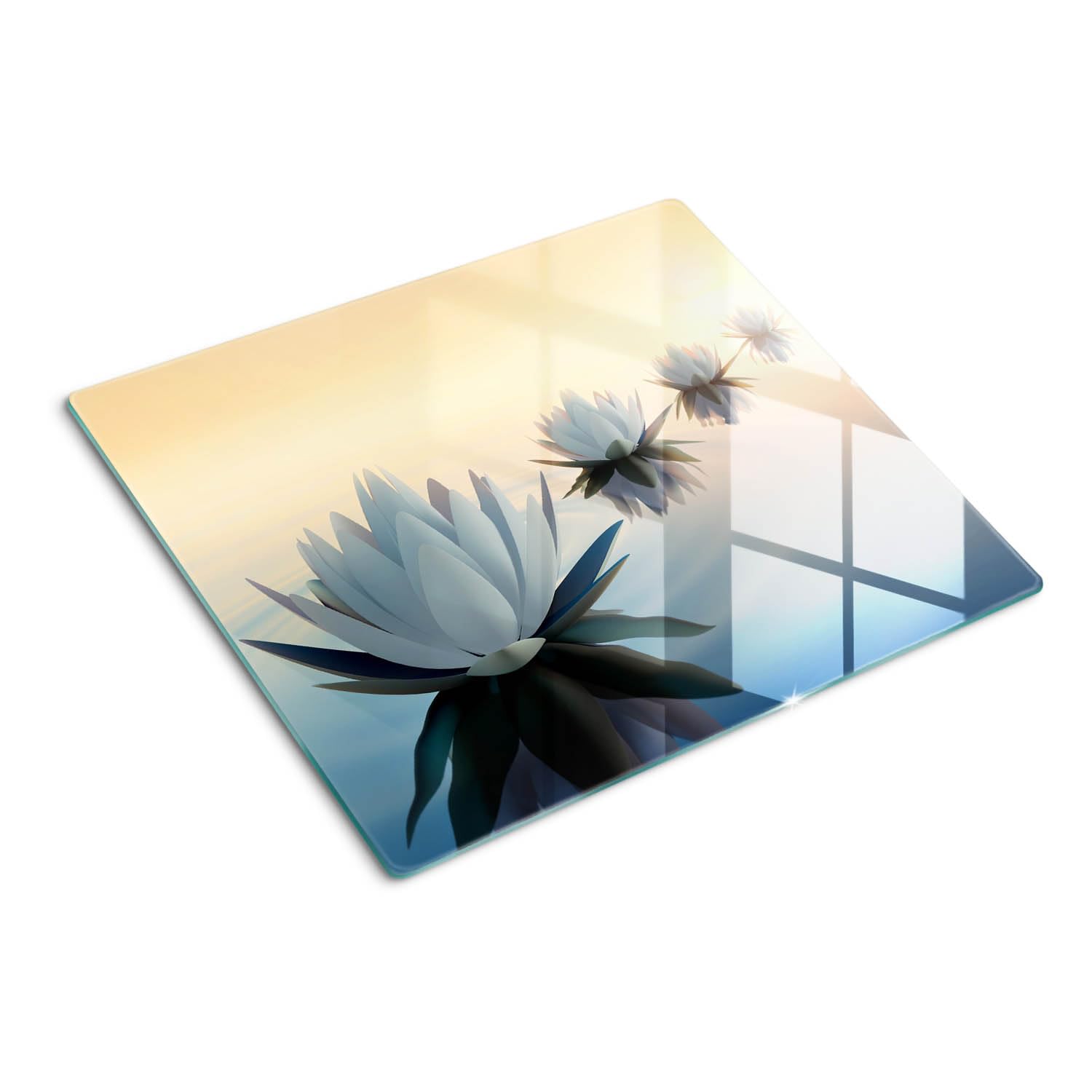 Planche à découper en verre résistant à la chaleur