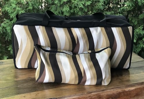 Bolso tote suave con cremallera para racks de mahjong miniatura 2
