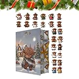 Artisanat festif intemporel : doté d'une apparence attrayante et de charmants détails complexes, ce calendrier de Noël compte à rebours garantit durabilité et esthétique, créant des souvenirs joyeux tout en complétant la décoration saisonnière