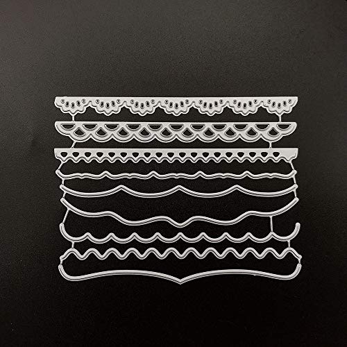 20 Pcs Carbon Steel Embossing Cutting Dies Stencils Scrapbooking Dies Cuts for DIY Albums,Crafts, New Year/Wedding/Valentine\'s/Present/Greeting Cards Making - Thumbnail 4