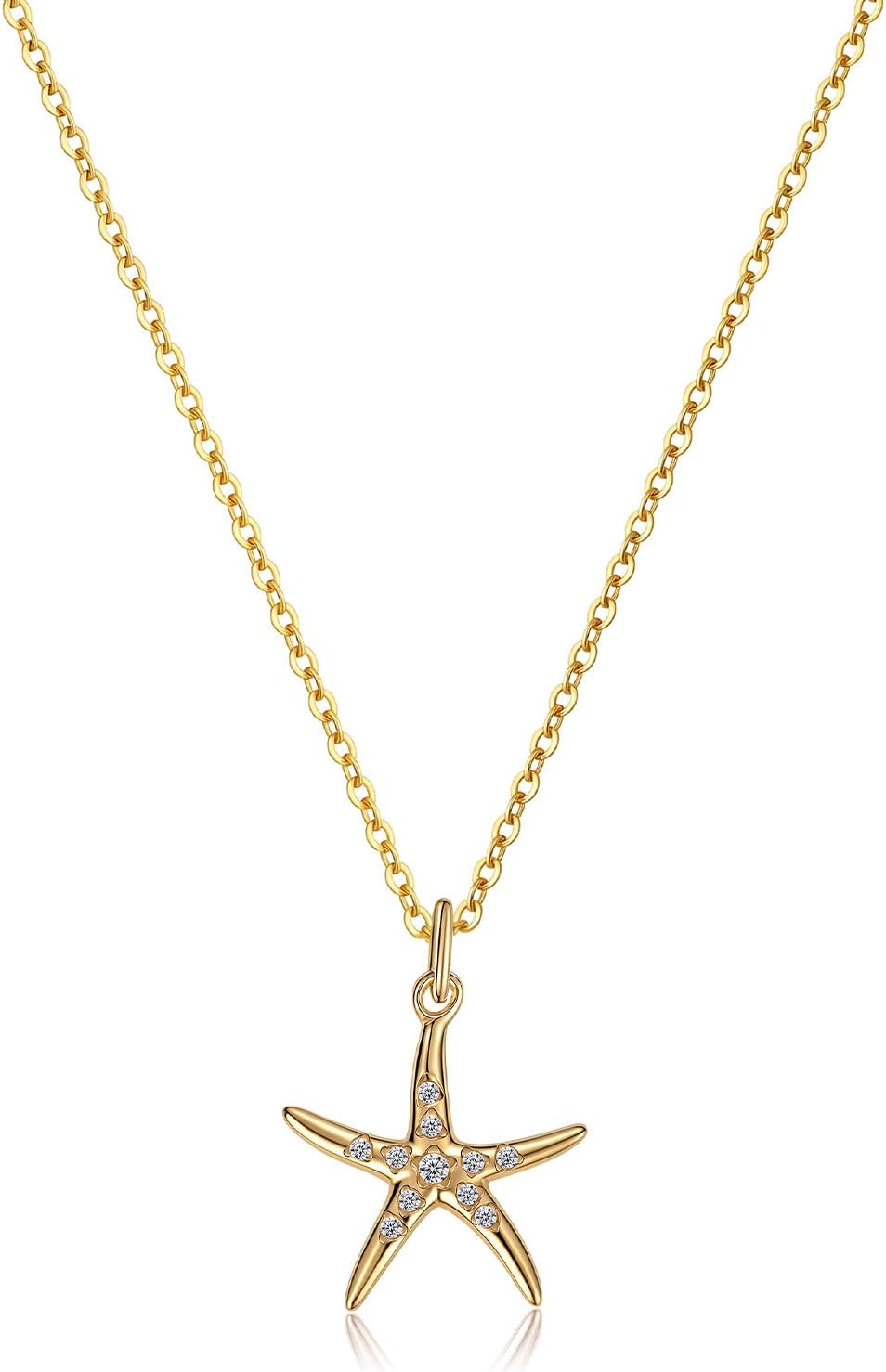 The Nature's Whisper Collection: S925 Sterling Silver 18K Gold Plated Necklace for Women, Dainty Boho Aesthetic Pearl Butterfly Feather Leaf Turtle Pendant, Trendy Minimalist Jewelry Gift for Her