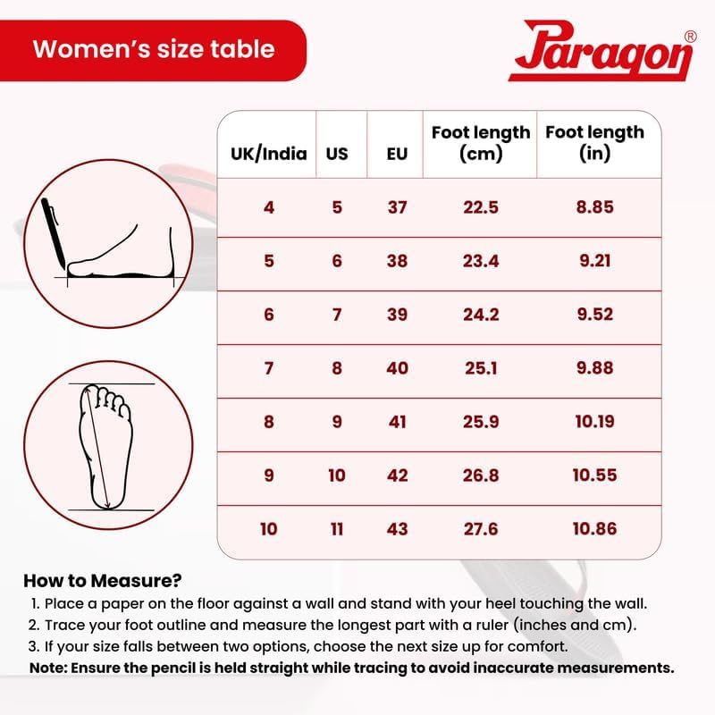 Image of PARAGON PUK7027L Women's Sandals | Stylish Slip on wedges with Cushioned Soles | Trendy Lightweight Durable & Comfortable Fashion Slippers for Outdoor Use