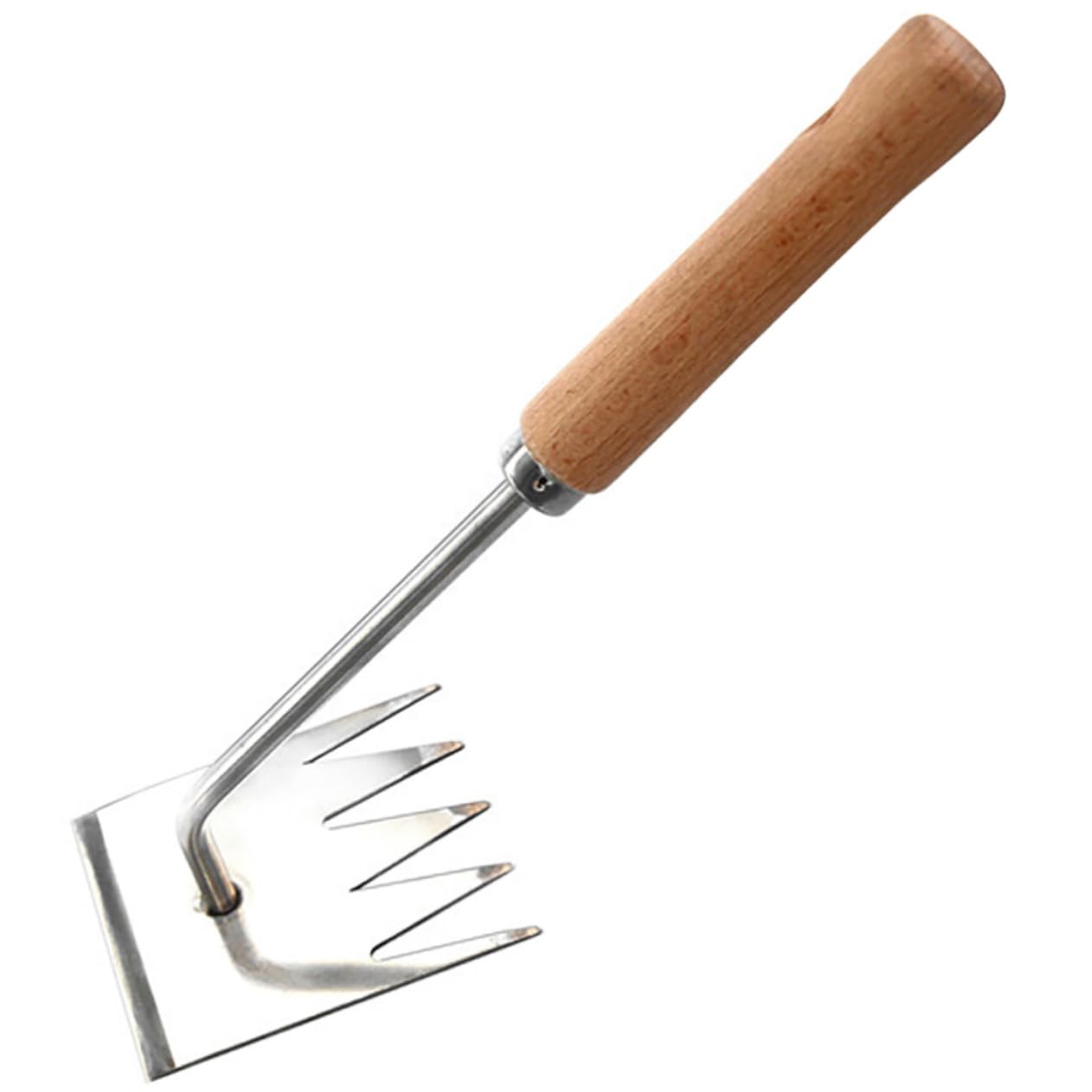 TOYANDONA 3 Stück Hand Unkrautstecher mit Ergonomischem Holzgriff Multifunktionales Gartenwerkzeug für Effizientes Jäten und Wurzelentfernung für Hobbygärtner und Profis