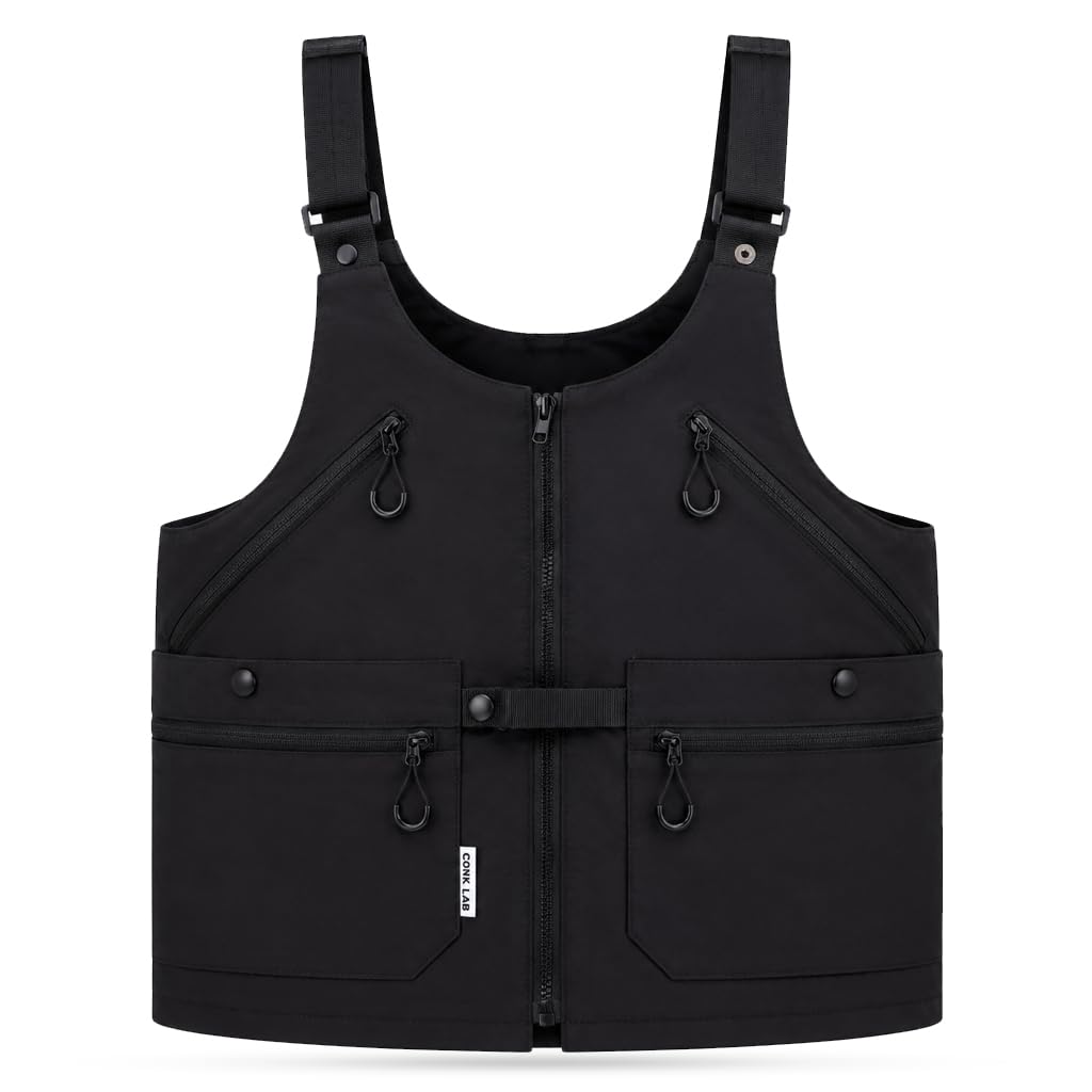 Outdoor Travel Vest Bag Convertible Multi Pocket Vest for Hiking-image-44