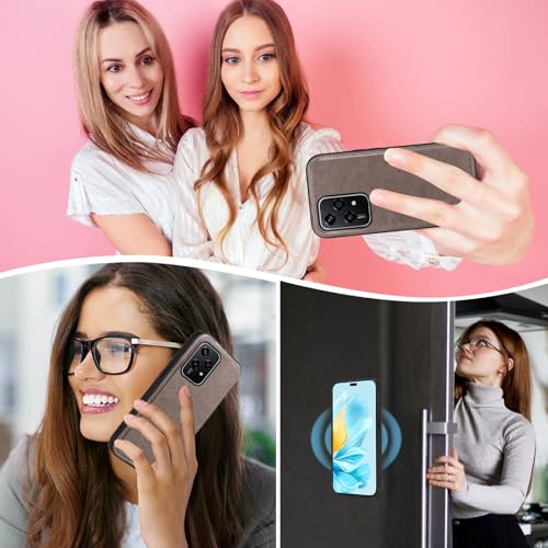 Étui Honor 200 Lite 5G Asuwish avec fermeture éclair et protège-écran