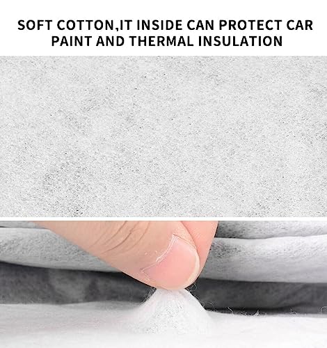Image of PROTEGO All Weather Protection Car Cover for Datsun go Plus | Anti Dust, 100% Waterproof, Durable Cover - Triple Stitched Elastic Grip with Mirror Pocket |(Metallic Silver with Red Piping)