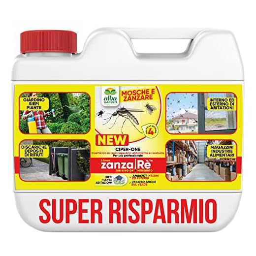 Albagarden - Insetticida Antizanzare Giardino Per Disinfestazione Esterno E Interno Cimici Mosche Insetti Volanti Striscianti Moscerini Formiche Come Anti Zanzare Casa Prati Siepi x 3 litri