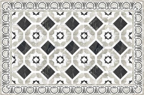 VINILIKO Design | Alfombra Vinílica ISIS 66x100 cm - Antideslizante, Impermeable, Lavable - Varios Tamaños - Alfombra Vinilo Salón, Cocina