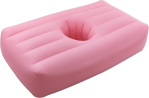 BBL - Colchón de aire de recuperación con agujero poscirugía y colchón de aire portátil con bomba eléctrica para levantamiento de glúteos brasileño,