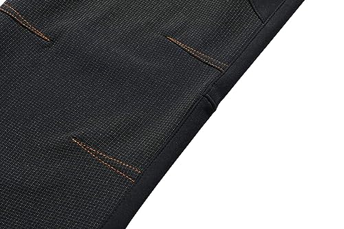BenBoy Damen Wanderhose Wasserdicht Skihose Softshellhose Winddicht Outdoorhose Winter Warm Gefüttert Trekkinghose Snowboardhose KZ3927W-Black1-M