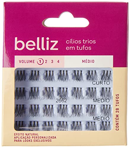 Cílios Trio Tufos, Belliz