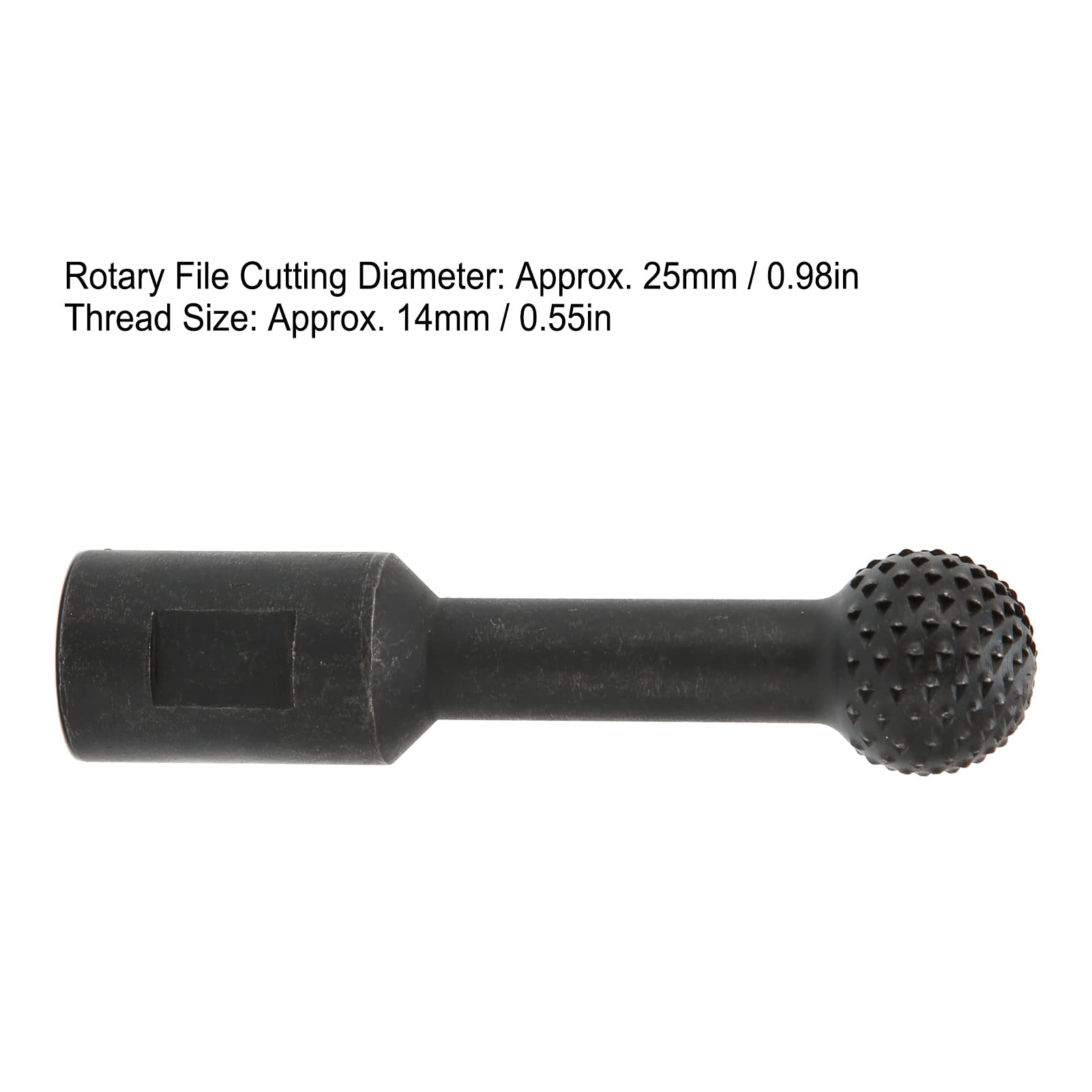 Sphere Rotary File, Wood Carving Polishing Drilling Bits Burr Grinding Head Tools, Angle Grinder Attachments for Wood Carving Grinding Polishing Engraving(25mm)