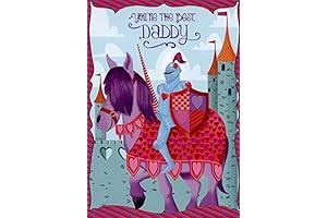 Designer Valentine Card: Knight on Horse - Perfect Gift for Dad or Valentine's Day