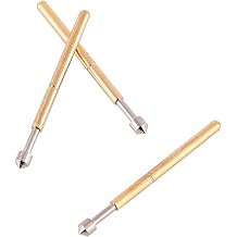 Spring Test Probes, 100Pcs P75-E2 High Accuracy Round Pogo Pins for PCB Board Testing Contact