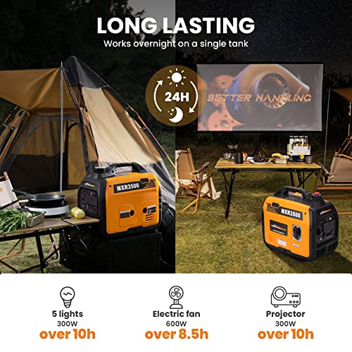 maXpeedingrods 3300W Portable Inverter Generator Petrol Silent Pure ...
