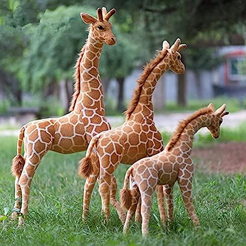 Simulação Linda Girafa Girafa Real Brinquedo De Pelúcia Fofa Boneca De Pelúcia Animal Presente Macio