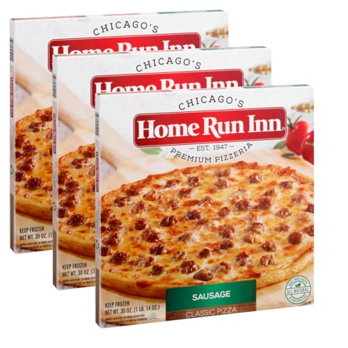 Home Run Inn Classic Sausage Pizza - All Natural - Minimally Processed - Made from Scratch - No Preservatives and Ready Set Gourmet Donate A Meal Program - 3 Pack
