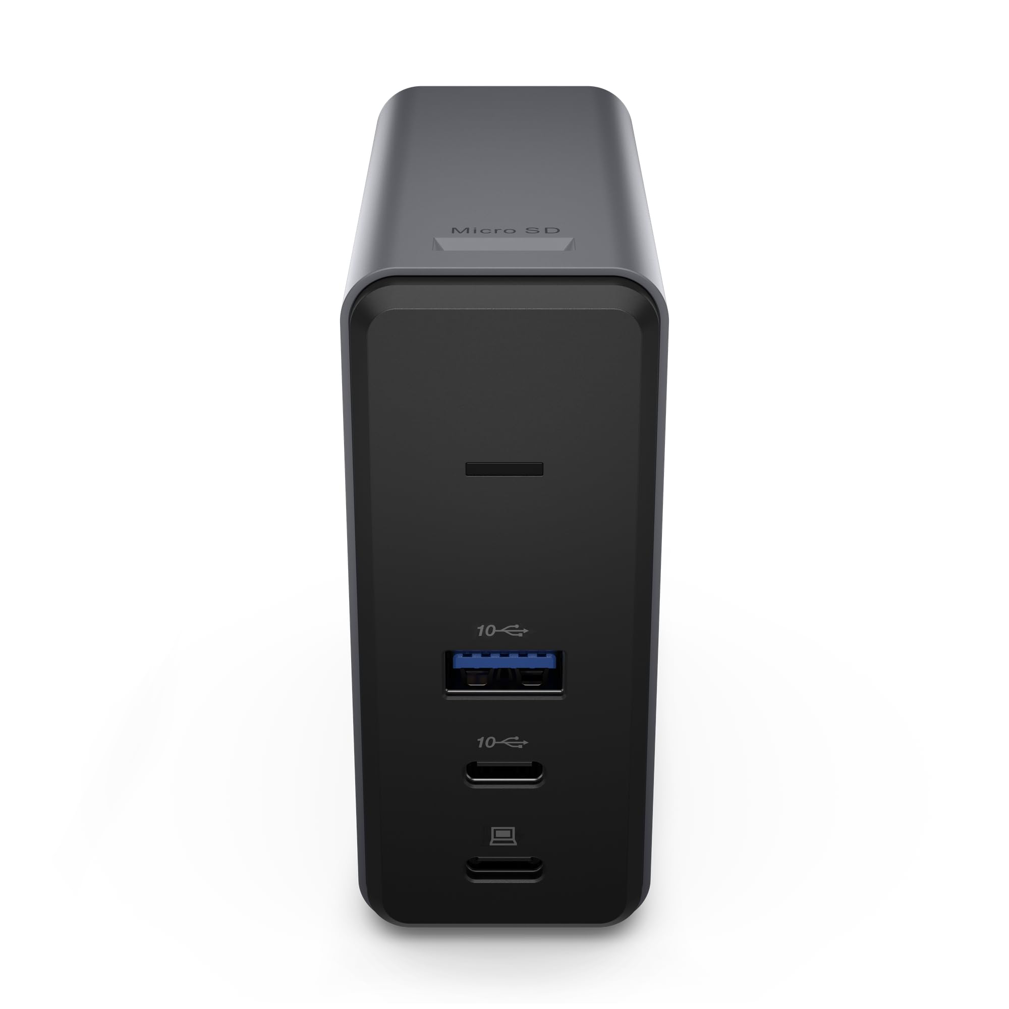 Lenovo GaN-Ladestation | Tragbare Dock mit integriertem GaN-Netzteil 65W | USB-A und USB-C