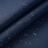 1200D Thicken Waterproof Canvas Fabric by The Yard 58' W Water-Resistant Polyester Fabric Heavy Duty Outdoor Upholstery Material for Chair Patio Cushion Furniture Cover Sewing DIY, 1 Yard Navy Blue