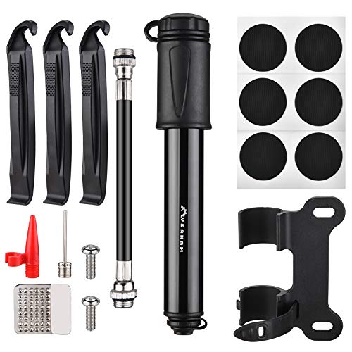 Bomba de bicicleta, Romacci Mini bomba de bicicleta Bomba de bicicleta 100 PSI Bomba de ar de bicicl