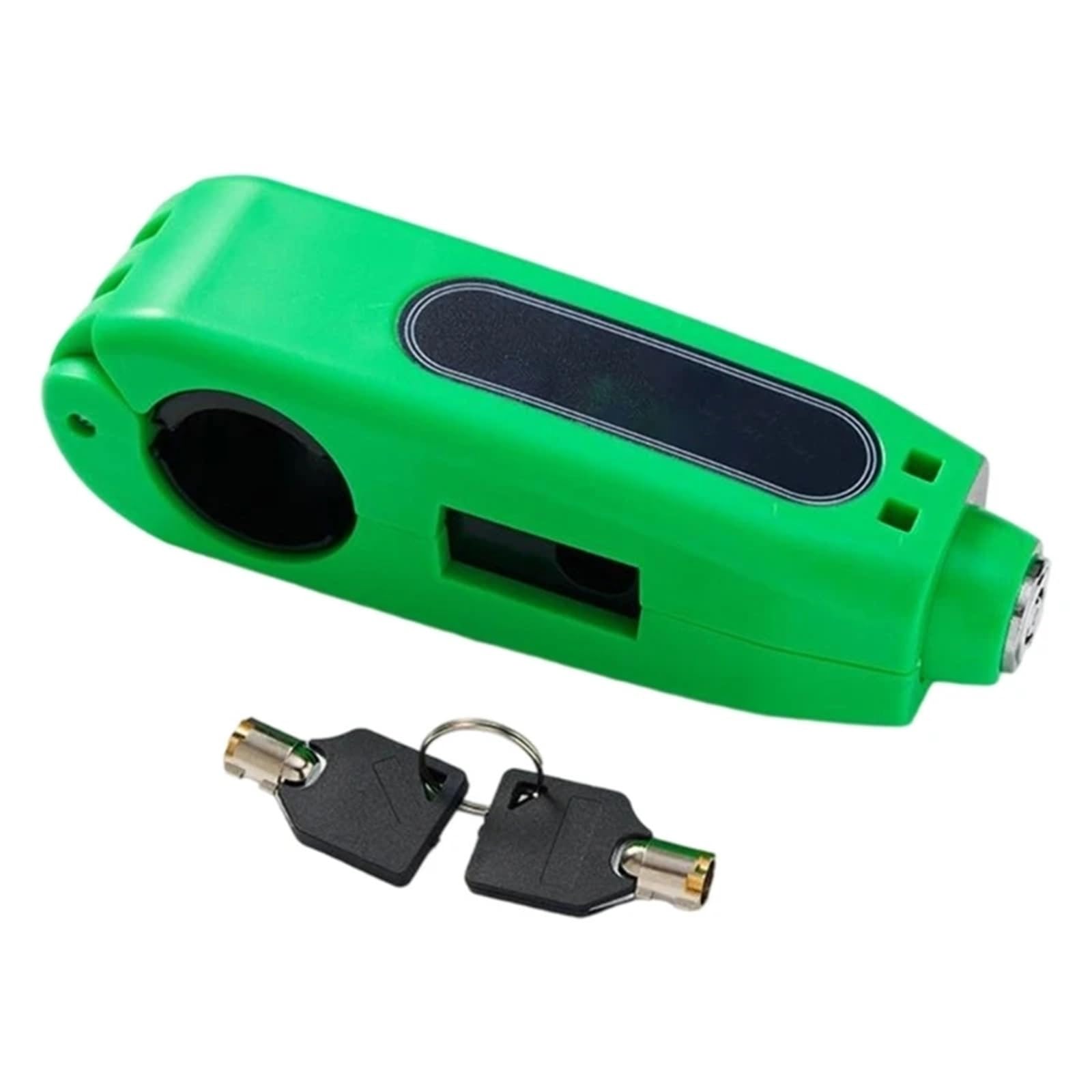 Hdrtcbu Green Chain Lock Motorcycle Handlebar Lock Cycling Helmets Brake Anti-Theft Grip Bicycles Security Motorbike Lock(Green)