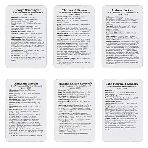 Bmc Presidents Of The United States Series 1: Plastic Figure 6Pc Set #TOP6