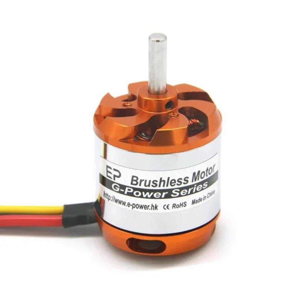 Brushless Motor D3542 2-4S Lipo 5mm Shaft RC Helicopter Fixedwing (1PC 1250KV)