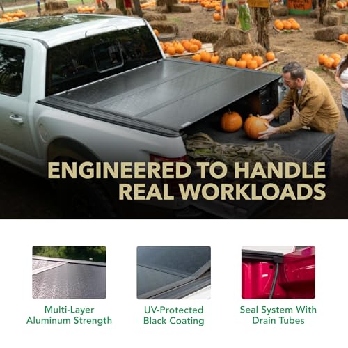 Gator EFX Hard Tri-Fold Truck Bed Tonneau Cover - Heavy-Duty Truck Bed Protection - Durable Aluminum Panels - Hard Folding Tonneau Cover - 2015-2022 Chevy/GMC Colorado/Canyon - 5'3" Bed by Gator - Image 3