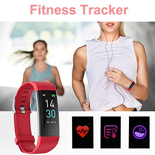Ip68 Fitness Tracker Blood Pressure Heat Rate Monitor Smart Watch Blood Oxygen Sleep Monitor Activity Tracker Pedometer Watch For Women Men Kids #TOP1
