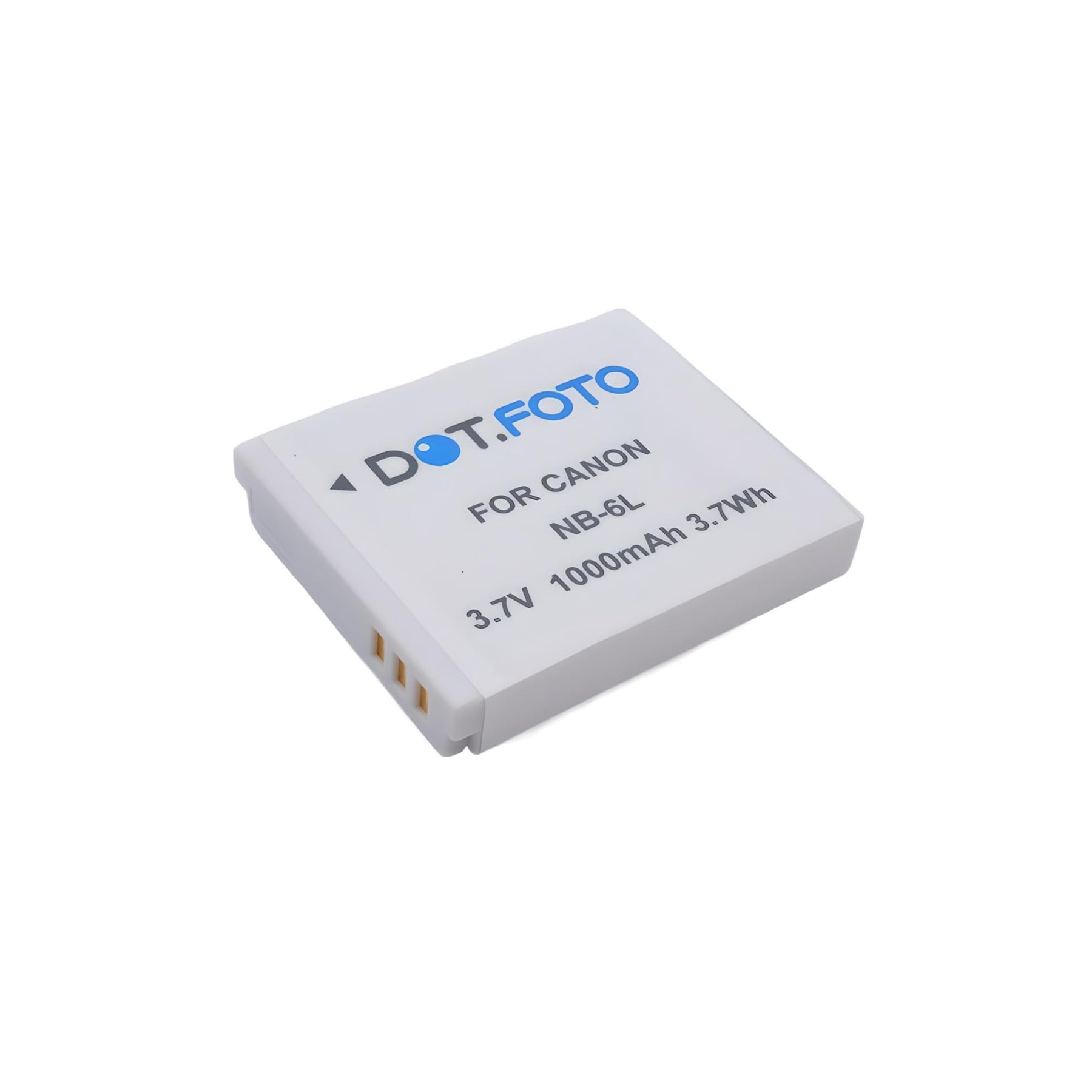 Dot.Foto Battery for Canon NB-6L, NB-6LH - 3.7v / 1000mAh