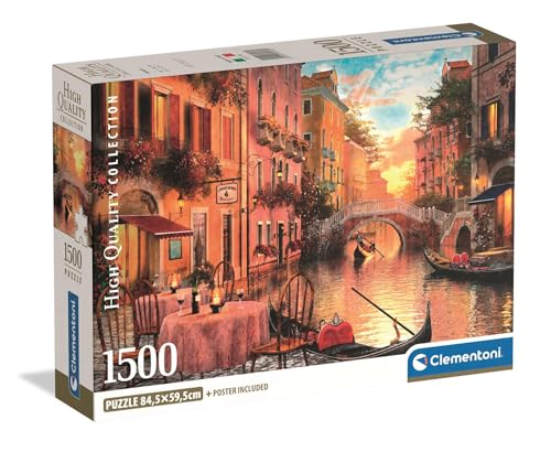 Puzzle Compact 1500 pièces : Venise Clementoni Puzzles - vue 2