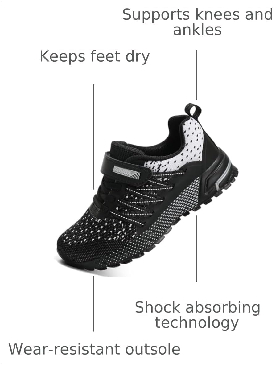  Kids Sneakers Lightweight Boys Girls Tennis Shoes | Breathable, Comfortable, Non Slip, Easy to Put On, Running, Walking, Gym, School, Daily Play, Toddler thumbnail