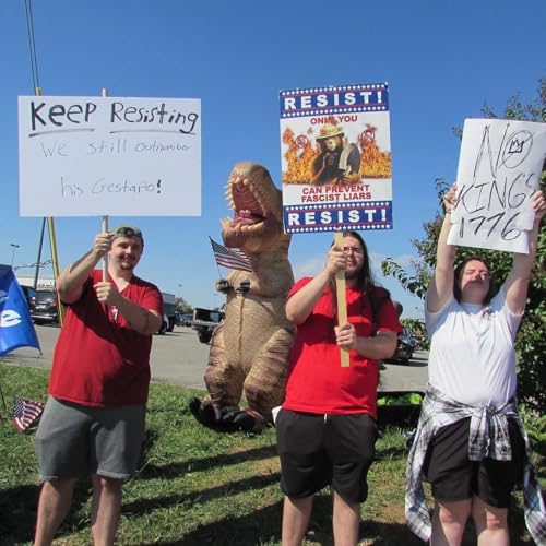 Protestors Say 'No Kings' and 'No Fascists': Clarksville, Tennessee, October 18, 2025