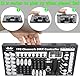 DMX-Controller DMX-Konsole, 192-Kanal-DMX512-Konsole, Controller-Panel zur Bearbeitung des Programms für Bühnenbeleuchtung (schwarz)