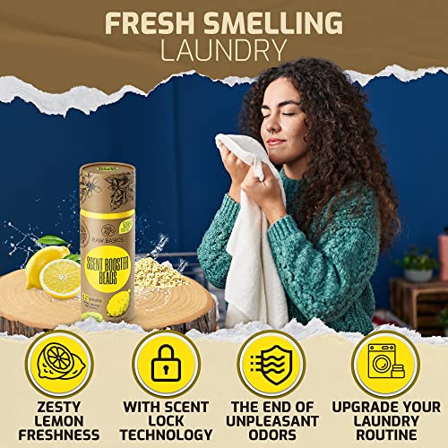 Scent Boosters For Washer, Wild Lemon Aroma - Bulk Laundry Booster Beads And Fabric Smell Deodorizer - In Wash Odor Eliminator Pods For Fresh Scented Clothes #TOP1
