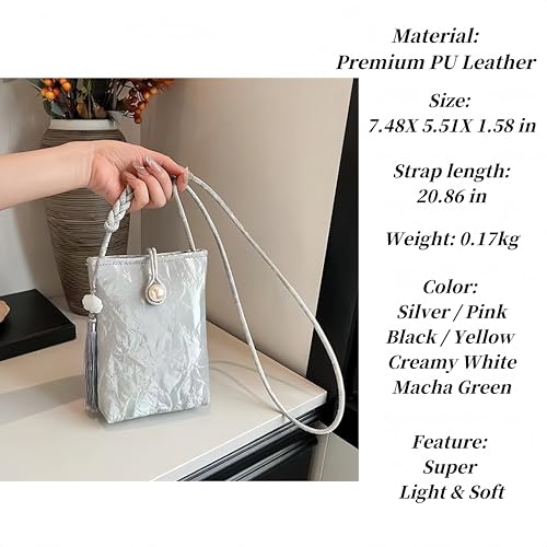 Women Mini Crossbody Bags Small Shoulder Bags CellPhone Purse Tassels Wallet Purse for Women2