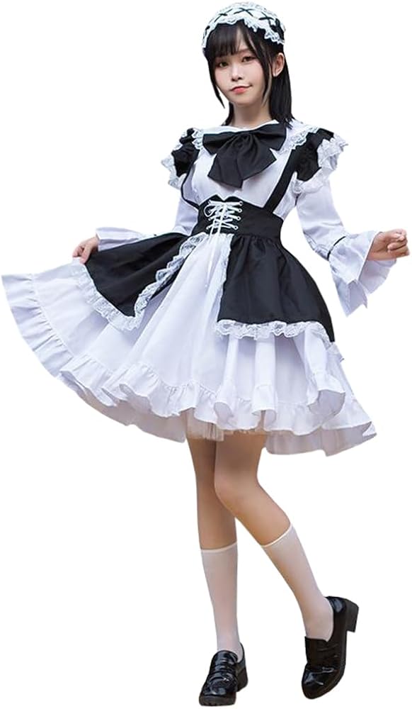 ハロウィン　コスプレ　メイド服　3着セット Amazon.co.jp: [BREAORTION] メイド服 コスプレ 可愛い 3点セット