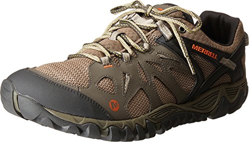 Top 10 Best Breathable Hiking Shoes for Ultimate Comfort 13 Merrell Men's All Out Blaze Aero Sport Hiking Water Shoe, Khaki, 9.5 M US