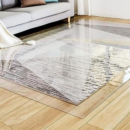 Revêtement de sol antidérapant et imperméable en vinyle transparent résistant - 4