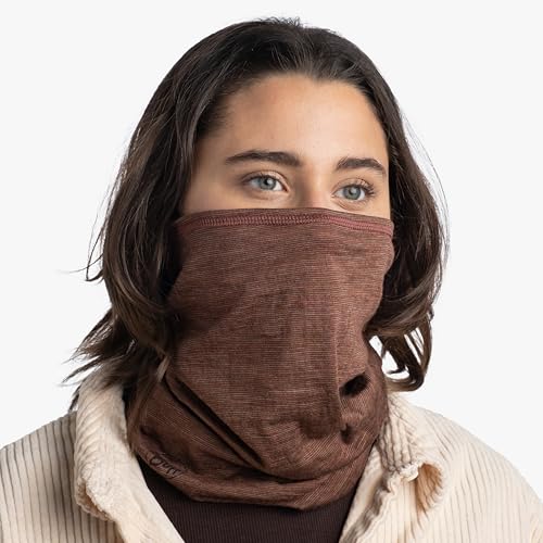 Image of Buff Lightweight Merino Wool Neck Gaiter, 100% Ethically Sourced Wool,Versatile, Temperature Regulating Face Mask