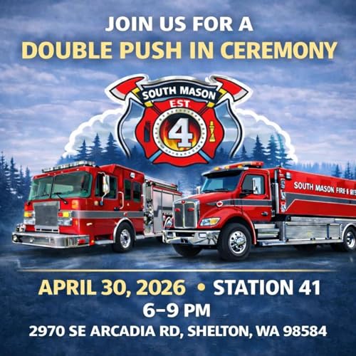 South Mason Fire's Double Push-In: A Fire Tradition That Started With The Horse & Buggy