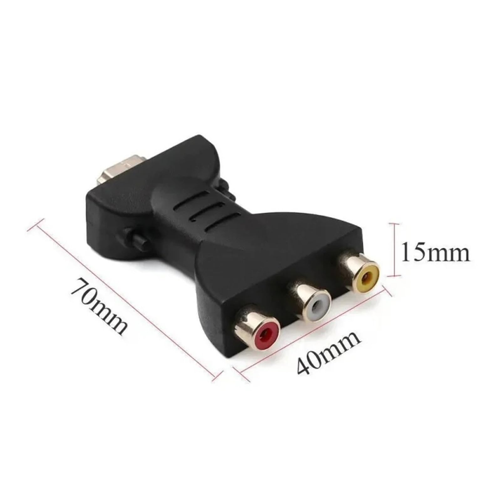 1080P RCA AV do HDMI Converter Adapter HD Male to 3RCA Video Audio