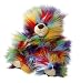Produktbild Carl Dick Bär, Teddy bunt sitzend aus Plüsch ca. 23cm sitzend, ca. 33cm gesamt 3532