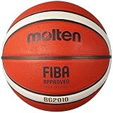 Molten BG2010 - Pallone Basket Indoor/Outdoor - Arancione/Avorio - Taglia 7