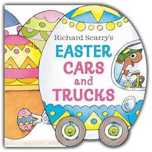 Book cover Richard Scarry's Easter Cars and Trucks (Shaped Board Book)