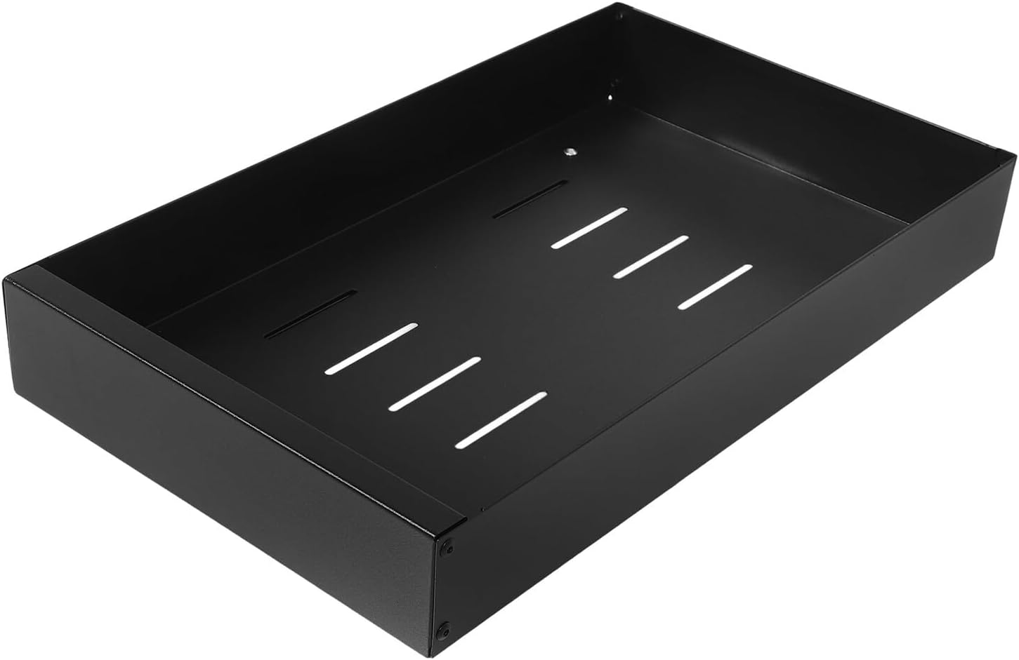 Pull out Pantry Shelves and Cabinet Slide out Drawers 25cm Black Kitchen Storage Rack with Drainage for Cabinet Organization