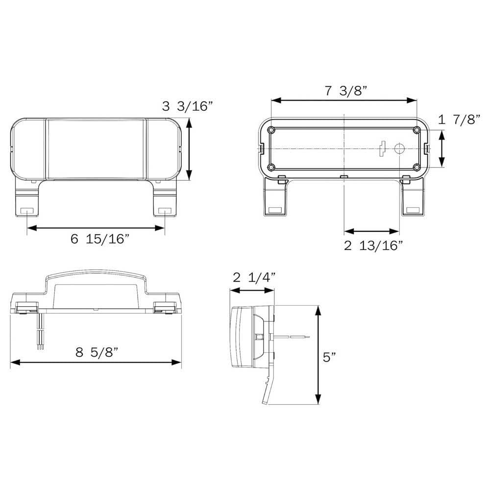 Optronics RVST61P RV Tail Light
