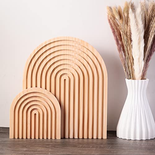 Tablas de cortar de madera decorativas ovaladas 2 piezas miniatura 1