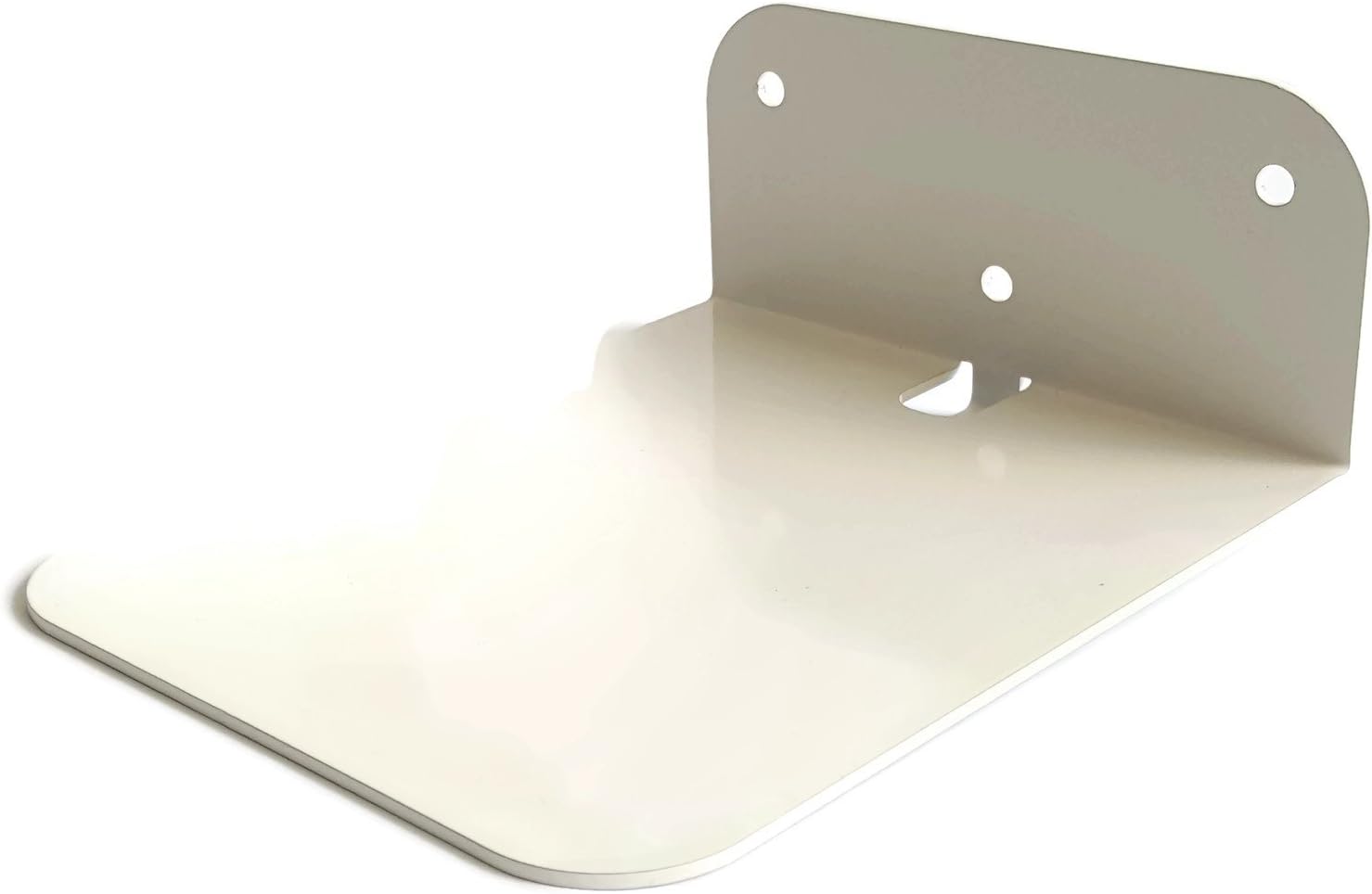 Home brand collection Invisible Conceal Floating Book Shelf - Wall Mounted Metal Storage - Creative Book Display White