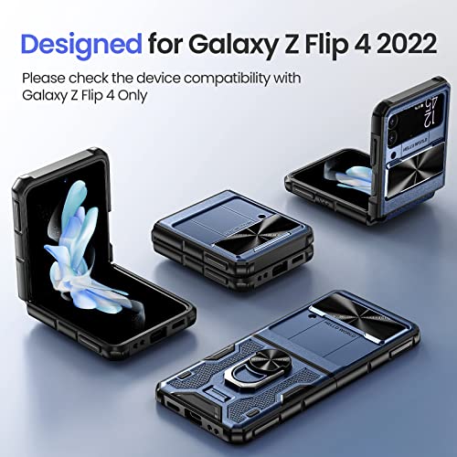 Image of VEGO for Samsung Galaxy Z Flip 4 Case, with Kickstand Slide Camera Cover
